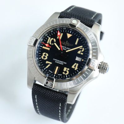 Breitling 44MM Coated Watch Case Avenger Series Watch